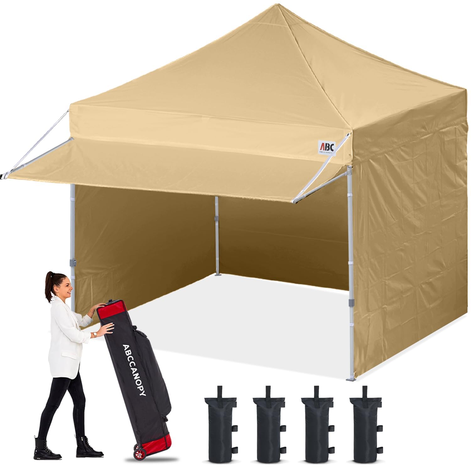 Amazon.com: ABCCANOPY Pop up Canopy Tent with Awning and Sidewalls